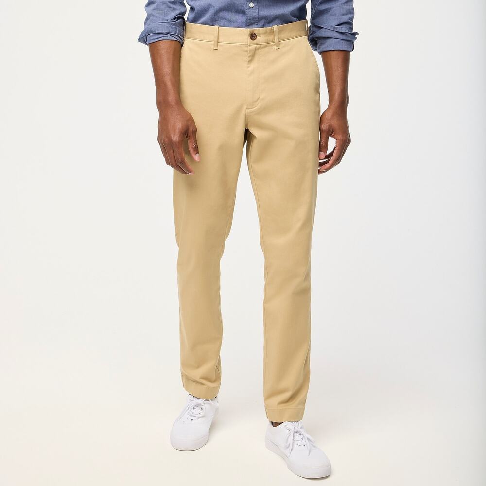 NWT J. Crew Men's Athletic Slim-Fit Chino Casual Pant British Khaki Size 29x30